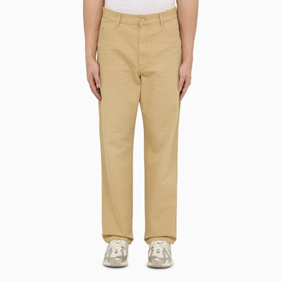 Carhartt Beige Trousers Single Knee