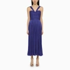Costarellos Cavana Lurex Gerogette Midi Dress