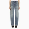 DEPARTMENT 5 DEPARTMENT 5 STRAIGHT BLUE WASHED EFFECT DENIM JEANS