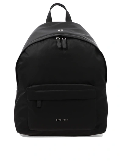 Givenchy Backpack With Logo In Nero