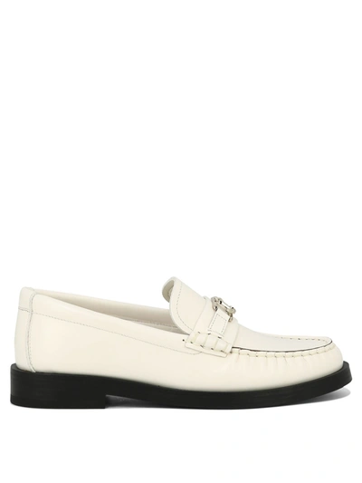 Jimmy Choo Addie Loafers In White