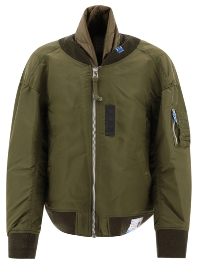 Miharayasuhiro Maison Mihara Yasuhiro Oversize Bomber Jacket In Green