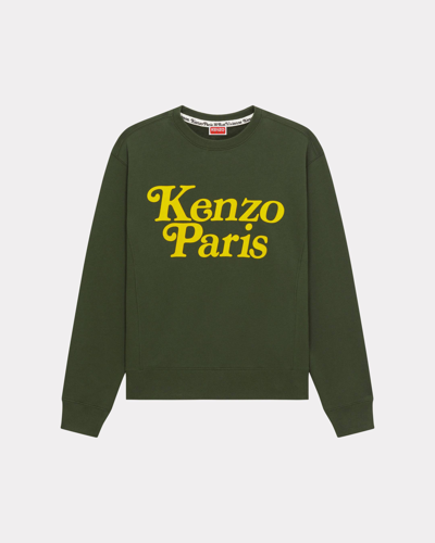 Kenzo Sweatshirt ' By Verdy' Homme Kaki Fonce