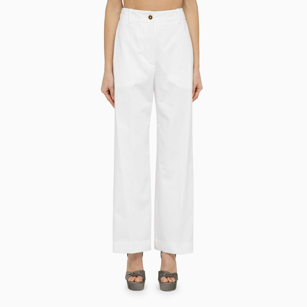 Patou Iconic virgin-wool trousers - Purple