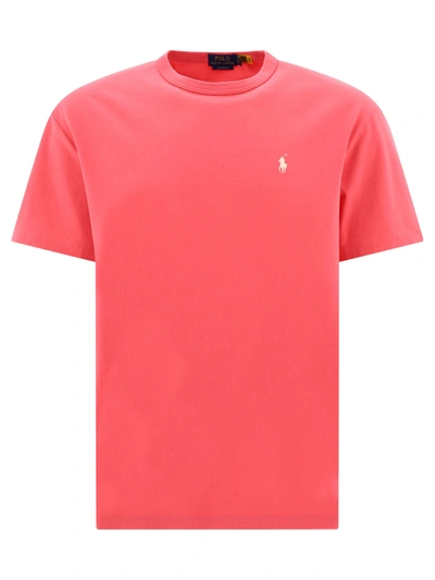 Polo Ralph Lauren Pony T Shirt In Pink
