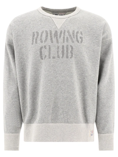Polo Ralph Lauren Rowing Club Crewneck Sweatshirt In Grey