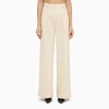 The Andamane Wide Wool-blend Pinstripe Trousers