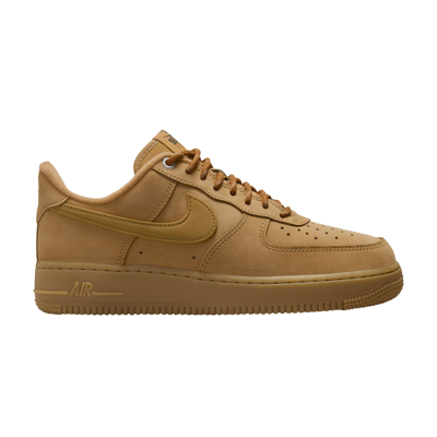 Pre-owned Nike Wmns Air Force 1 '07 'flax Wheat' In Brown
