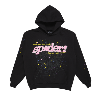 Pre-owned Sp5der P*nk V2 Hoodie 'black'