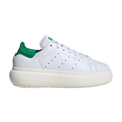 Pre-owned Adidas Originals Wmns Stan Smith Platform 'white Green'
