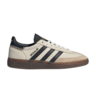 Pre-owned Adidas Originals Wmns Handball Spezial 'wonder White Black' In Cream