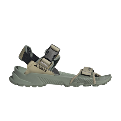 Pre-owned Adidas Originals Terrex Hydroterra Sandal 'silver Green Savanna'