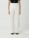 VALENTINO trousers VALENTINO WOMAN colour IVORY,400305044