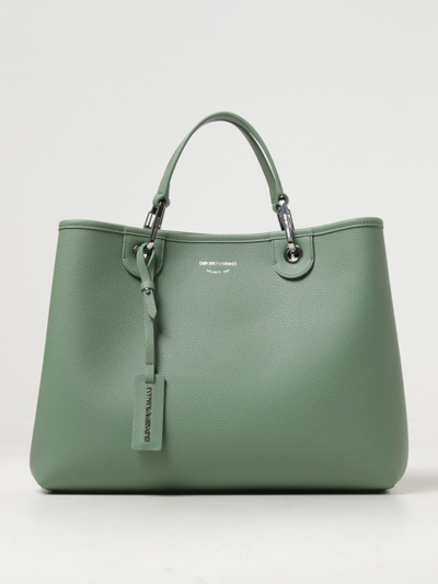 Emporio Armani Tote Bags  Woman Color Green In 绿色