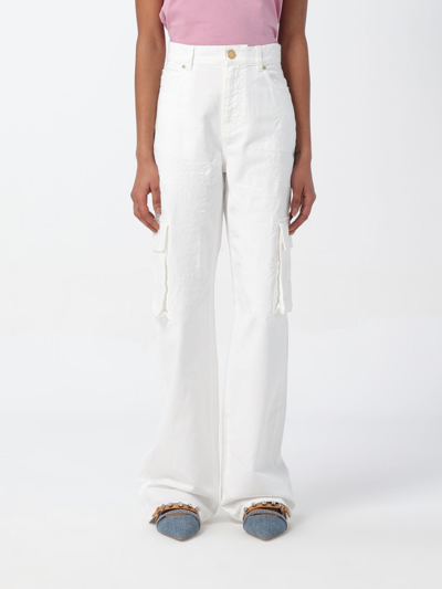 PINKO JEANS PINKO WOMAN COLOR WHITE,402527001