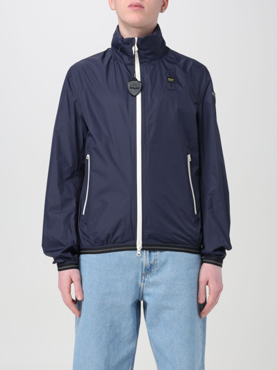 Blauer Jacket  Men In 蓝色