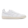 AMI ALEXANDRE MATTIUSSI AMI ALEXANDRE MATTIUSSI WHITE LEATHER SNEAKERS