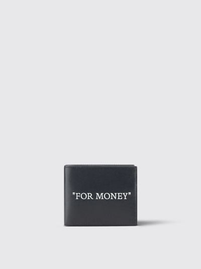 Off-white Black 'for Money' Wallet In 黑色