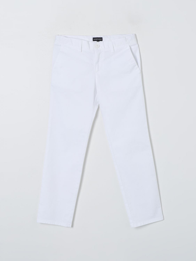 Emporio Armani Trousers  Kids Kids In White