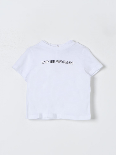 Emporio Armani Babies' T-shirt  Kids Kids In White 1