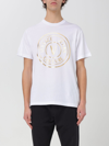 Versace Jeans Couture Logo-print Cotton T-shirt In White