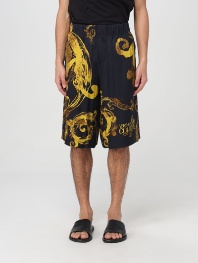 Versace Jeans Couture Watercolour Couture Shorts In Black