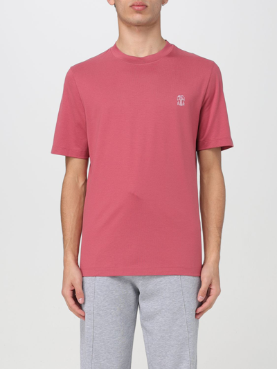 Brunello Cucinelli T-shirt  Men Colour Red