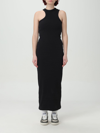 Axel Arigato Ribbed Maxi Dress In Black