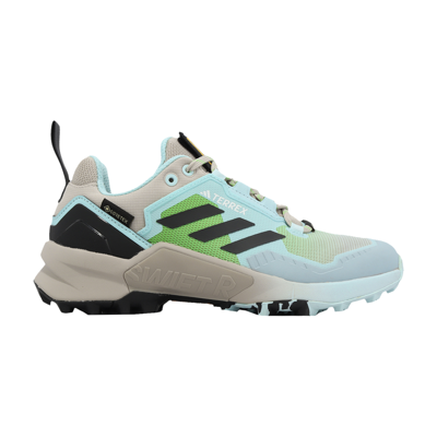 Pre-owned Adidas Originals National Geographic X Wmns Terrex Swift R3 Gore-tex 'flash Aqua' In Blue