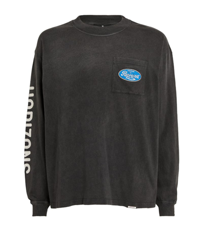 Represent Cotton Horizons Sweatshirt In Black