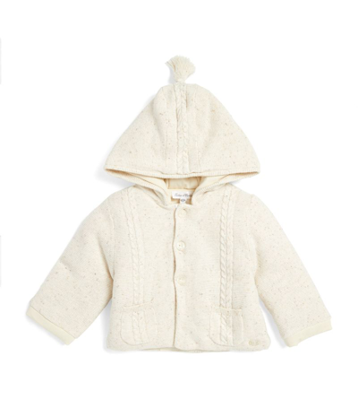 Tartine Et Chocolat Knitted Duffle Coat (3-12 Months) In White