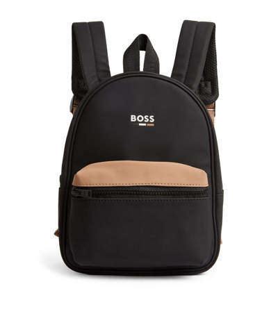 Bosswear Kids' Logo Backpack In Black
