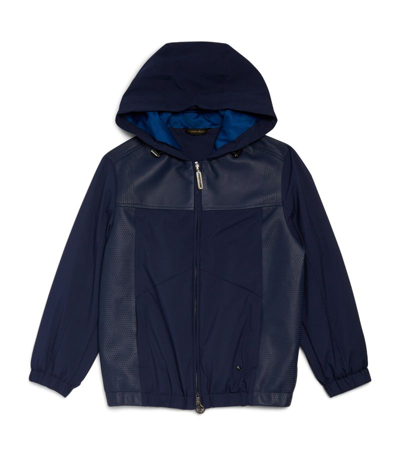 Stefano Ricci Kids' Hooded Jacket (6-16 Years) In Blue