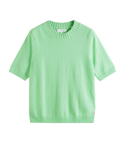 Chinti & Parker Crew-neck Knitted T-shirt In Green