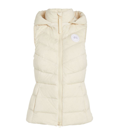 Canada Goose Down Clair Gilet In Ivory