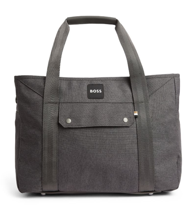 Bosswear Logo Changing Bag In Grey