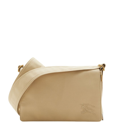 Burberry Trench Cross-body Bag In Flax