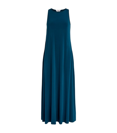 Max Mara Supremo Jersey Sleeveless Dress In Blue