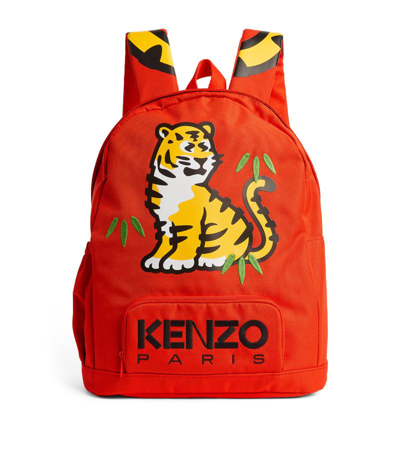 Kenzo Kids' Kotora Logo Backpack In Multi