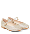 IL GUFO GLITTER MARY JANE FLATS