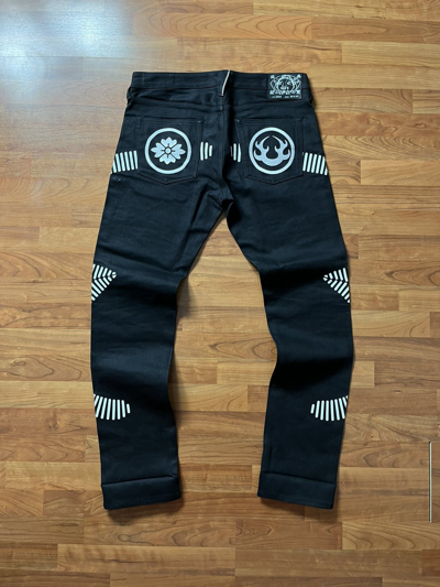 Pre-owned Evisu Super  Deadstock Jeans In Black