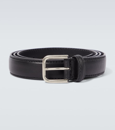 Dries Van Noten Leather Belt In Black