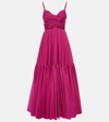 GIAMBATTISTA VALLI TIERED COTTON POPLIN GOWN