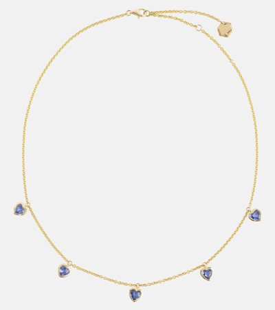 Shay Jewelry 18kt Gold Necklace With Sapphires