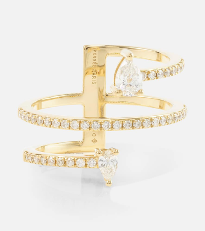 Persée Héra 18kt Gold Ring With Diamonds