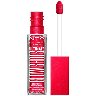 Nyx Professional Makeup Ultimate Glow Shots Vegan Liquid Eyeshadow 26g (various Shades) - Strawberry Stacked In White