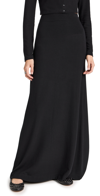 Leset Rio Solid Maxi Skirt In Black
