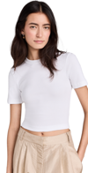 Tibi Cropped Baby T White