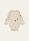 Konges Slojd Kid's Organic Cotton Bodysuit In Lemon