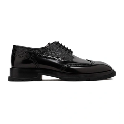 Alexander Mcqueen Derby Shoes In Black